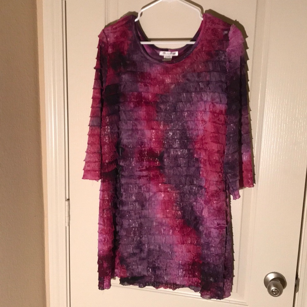 Beautiful Purple and Hot Pink Top